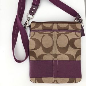 Coach cross body purse